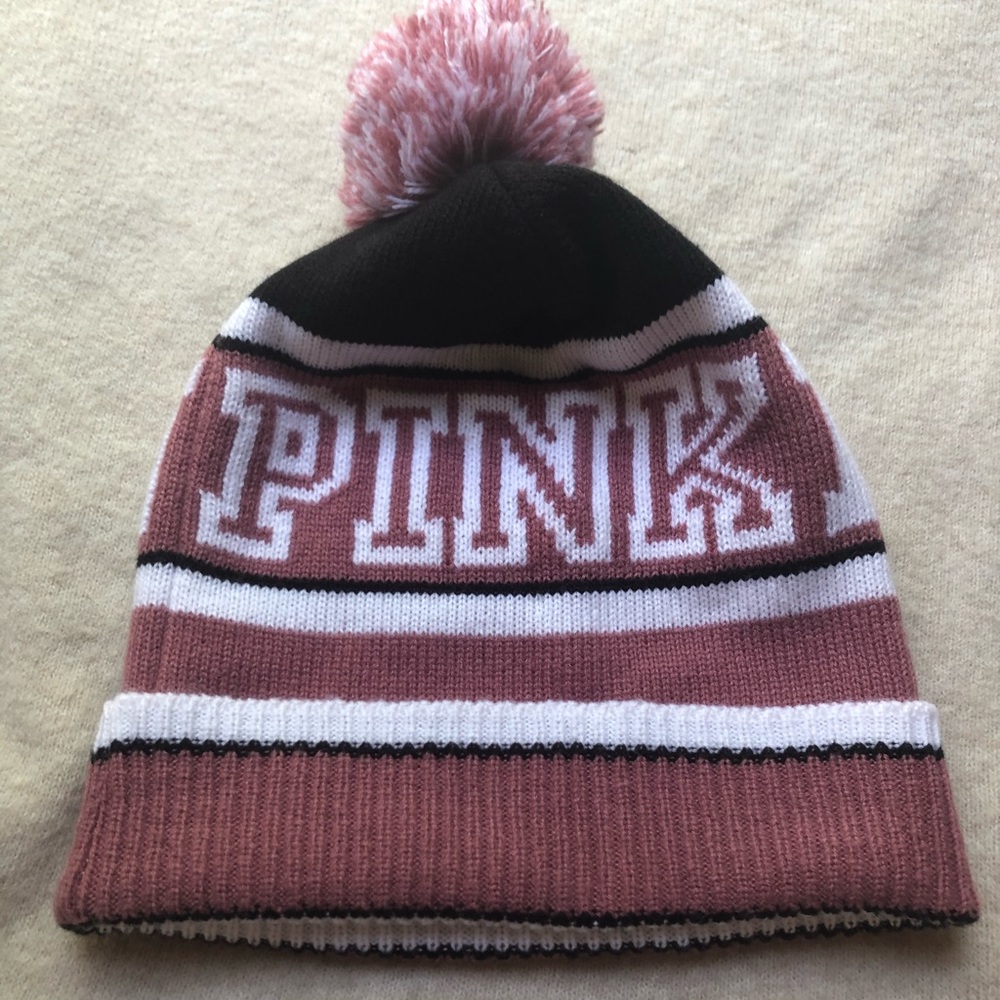 🌸Pink by Victoria’s Secret Beanie 🌸 - Picture 1 of 5